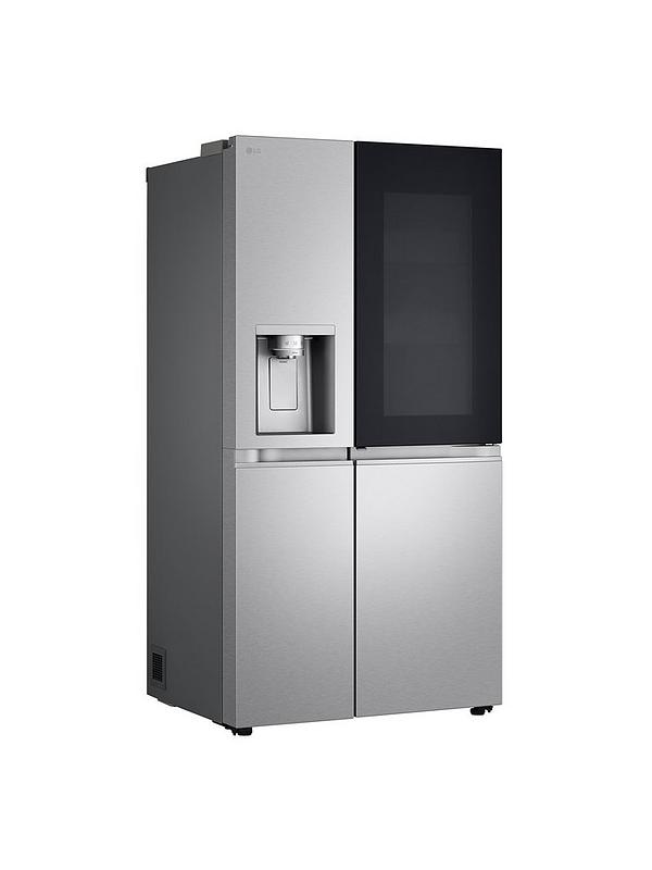 LG InstaView GSXE90BSAD 628L Smart Inverter American-Style Fridge Freezer - Brushed Steel - Image 2